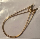 Ohrhänger Tropfen gold